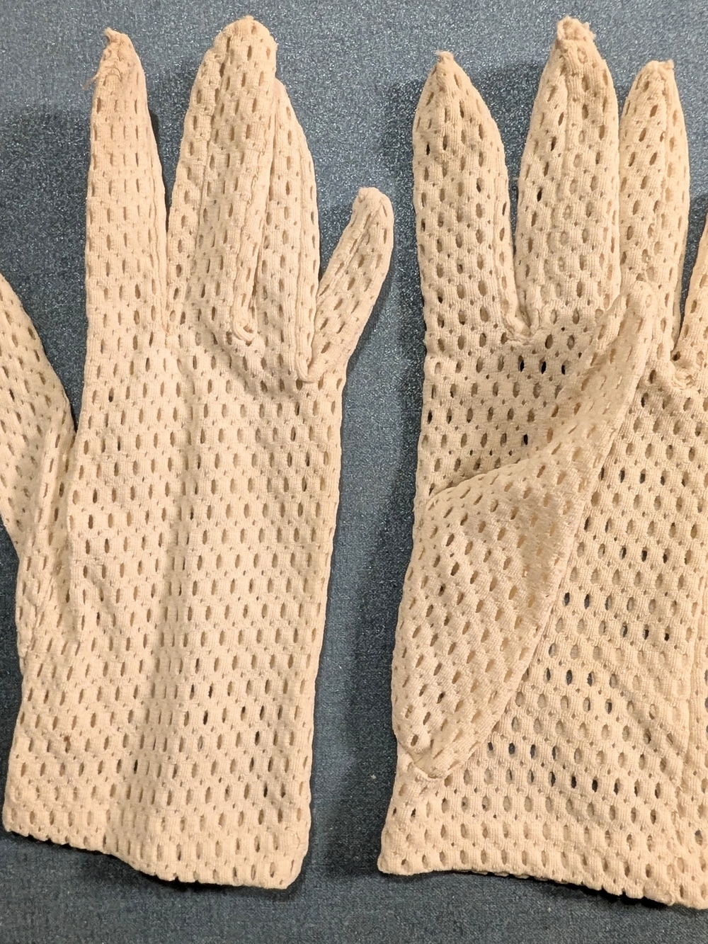 Vintage Fishnet Gloves, Size XS-Small